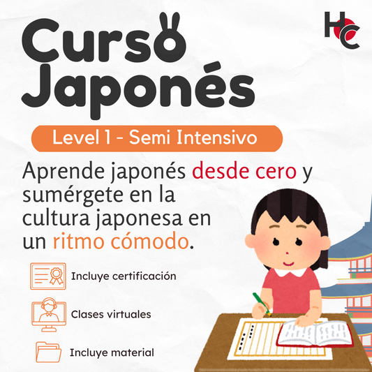 Japones desde cero L1 - Semiintensivo